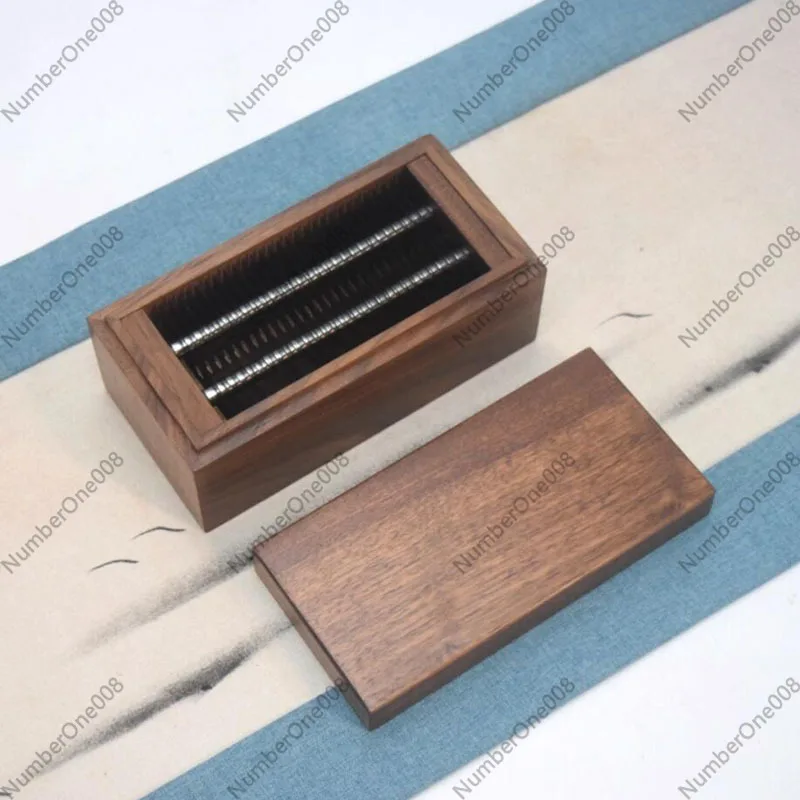 

Precision sharpening tool for tailors and fashion designers - Black Walnut Sewing Chalk Knife Sharpener and Fine Grinder