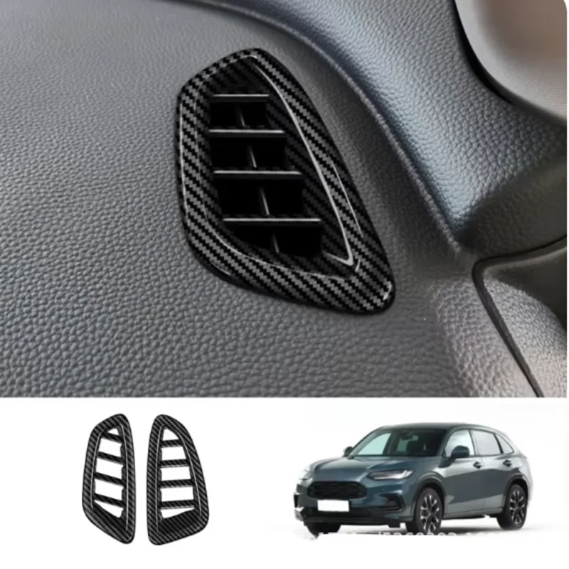 

For Honda ZR-V ZRV 2022 2023 ABS front dashboard upper air condition outlet panle cover small air AC vent cover sticker