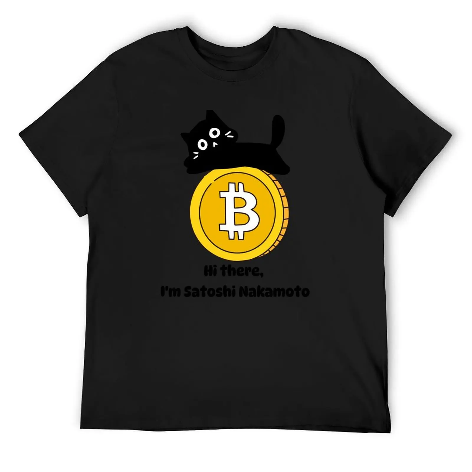 

Crypto Cat Coin - The Perfect Design for Cat Lovers and Crypto Enthusiasts T-Shirt baggy shirts T-shirt men