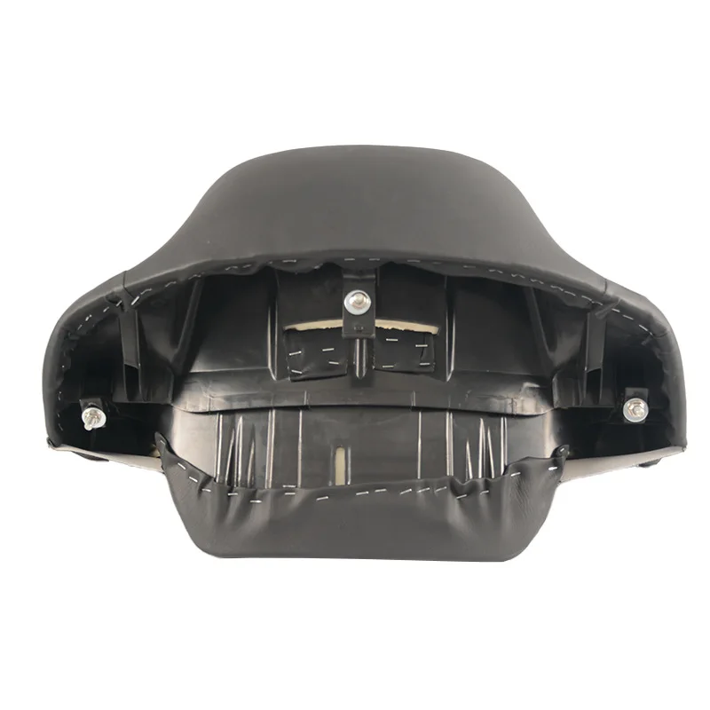 

Подходит для Harley Smooth Glide, флагманское скольжение, модифицированный толстый багажник, высококачественная кожа с большой спинкой и узором слона