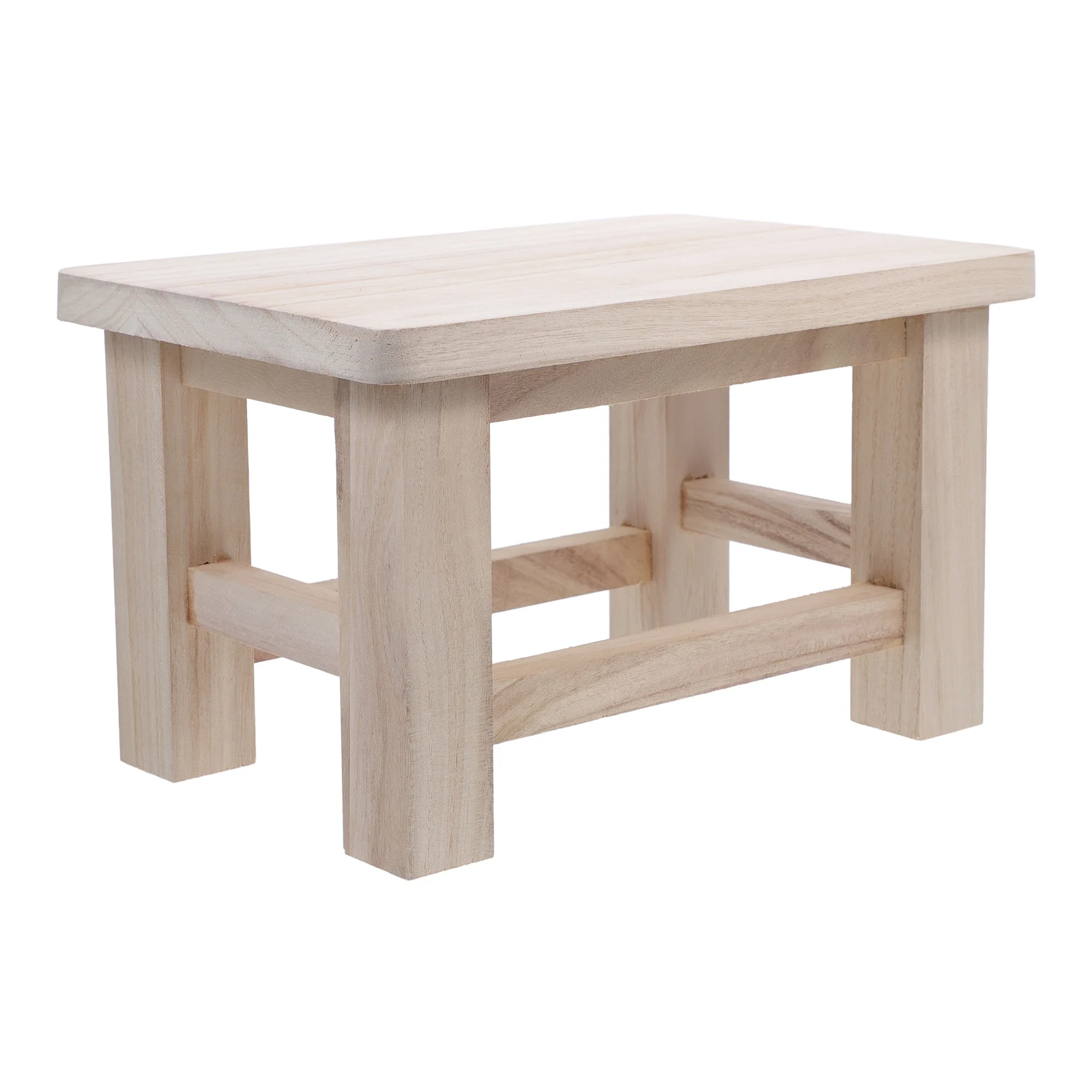 

Solid Wood Children Shoe Changing Stool Entrance Small Step Stools Bench Durability Aesthetic Practicality Compact Smooth