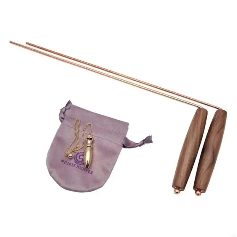 

H58C Walnuts Operated Dowsing Equipment Dowsing with Walnuts Handle for Precise Object Location & Spiritual Practices