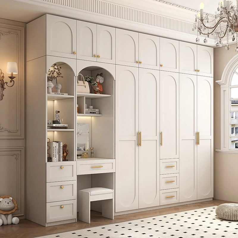 Space Saving Modern Wardrobe Minimalist Desk Cube Drawers Open Shelves Wardrobe Makeup Partitions Muebles Furniture For Room