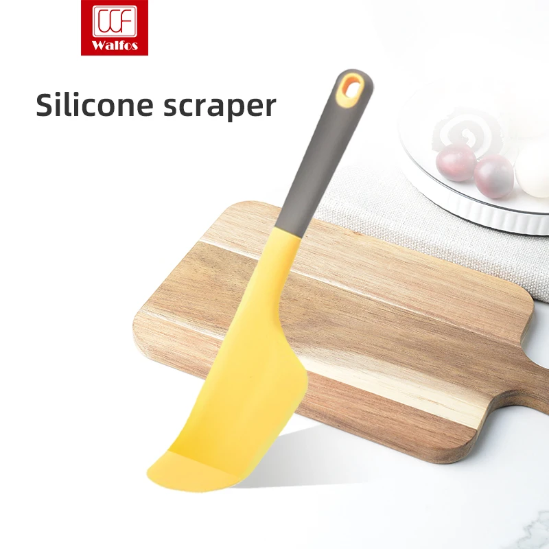 Baking silicone scraper high temperature cake cream spatula large stir fry shovel household scraping stirring baking tool