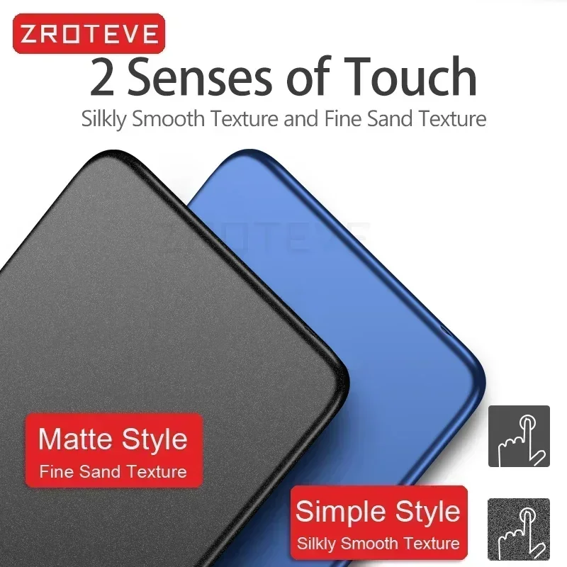For OnePlus11 Case ZROTEVE Slim Hard PC Matte Cover For OnePlus 11 11R 12 12R 13 13R One Plus 10 Pro 10R 10T OnePlus13 5G Cases