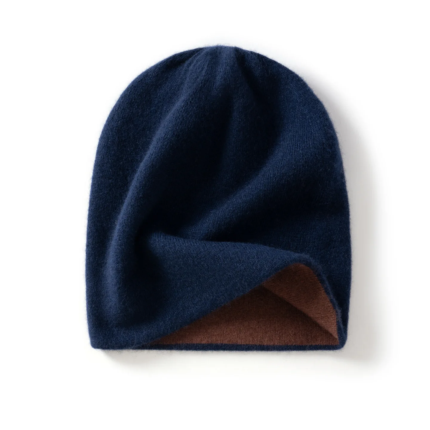 gift-cashmere-beanie-hat-no-cuff-black-grey-women-winter-warm-soft-cozy-knit-skull-cap-daily-wear-classic-style-arrival