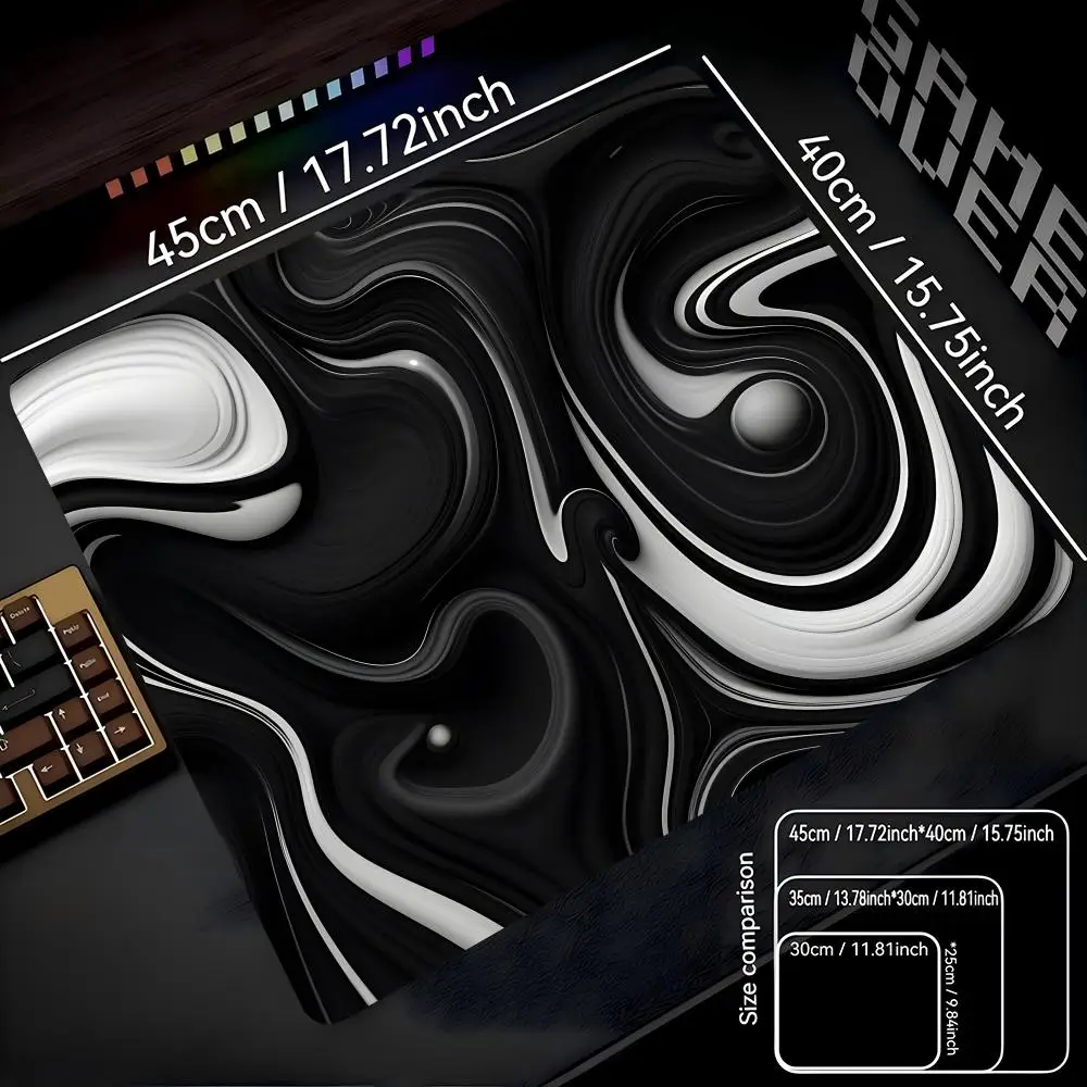 

Fluid Art Mouse Pad 22X18 40X45 Computer Accessories Office Game Table Mats Rubber Anti-slip Mousepads Small XS Decor Desk Pads