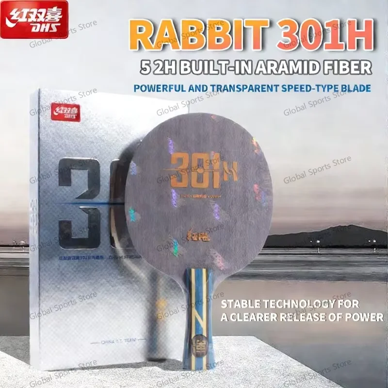 

Professional Offensive Ping Pong Blade Thickened Core FL/CS DHS Original DHS Hurricane 301H H301-H Table Tennis Blade 5 Wood 2AC