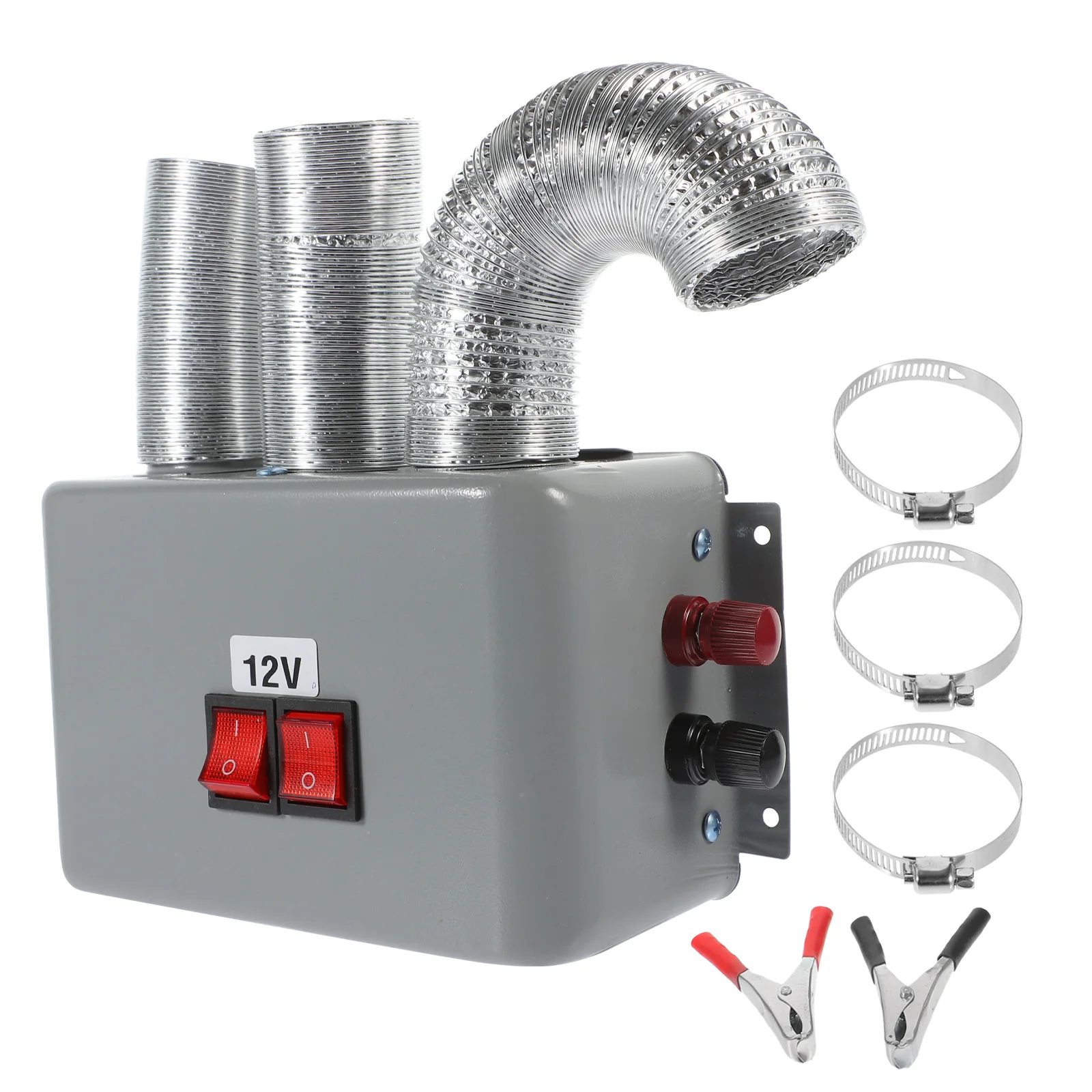 

Car Windshield Defogger 800W 12V Portable Auto Heater Fan Low Noise Overheating Protection Car Demister Electric Heater For Fog