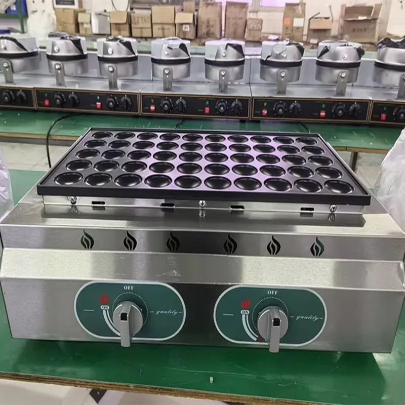 

Коммерческая электрическая/газовая вафельница для приготовления вафель, машина для выпечки панкейков и маффинов на 25, 50, 100 отверстий