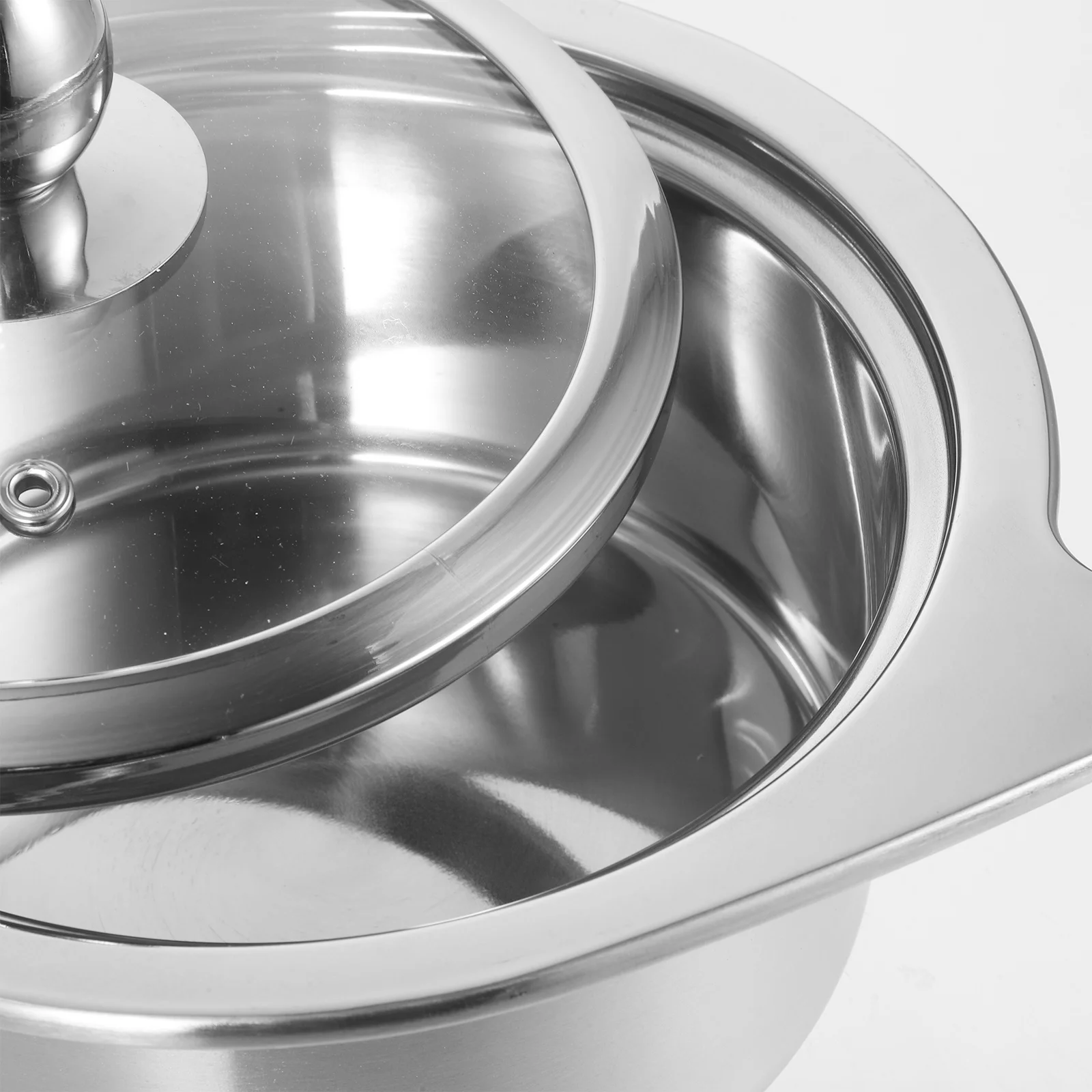 

Stock Pot Small Ramen Cooking Pot Lid Multi Stew Cooker Home Kitchen Cookware Easy Clean