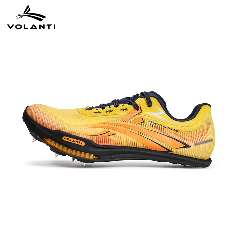 Volanti Rocket Air Cushion Full Carbon Plate Nail Shoes Professional Track Field Short Running Sprint Training Athletics Sneaker