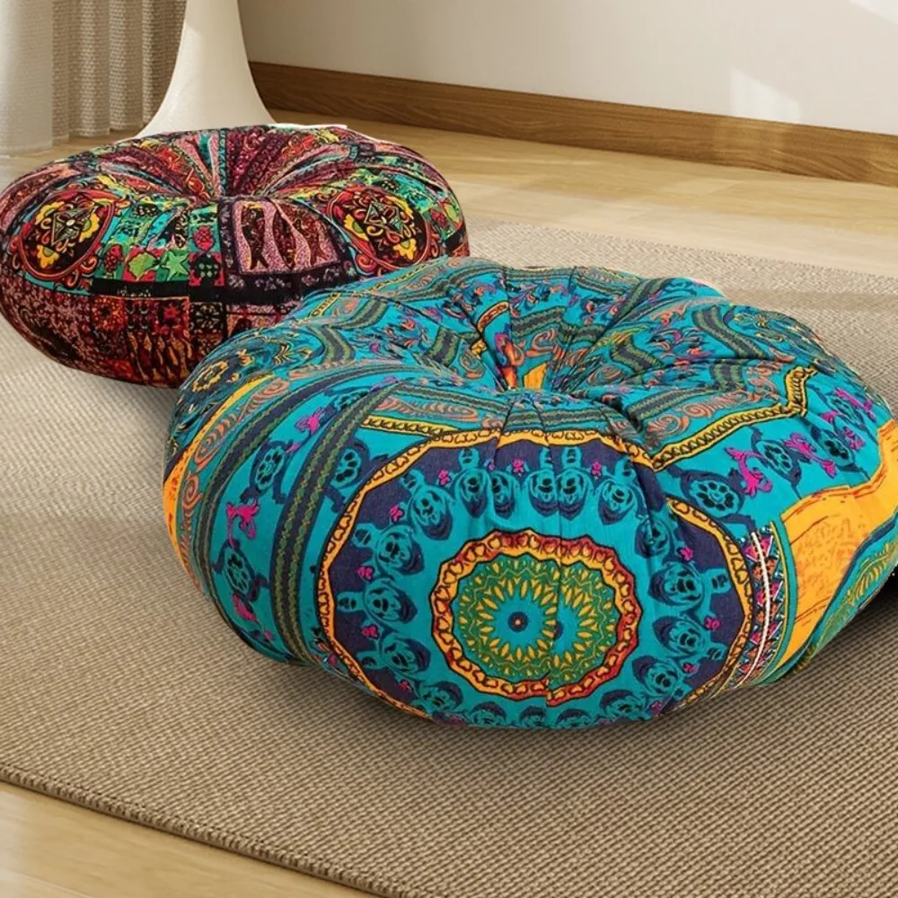 

Thickened Floor Lazy Bay Window Tatami Mat Cotton Linen Cushion for Home Sitting Reading Relaxation Decor Comfortable Soft 124