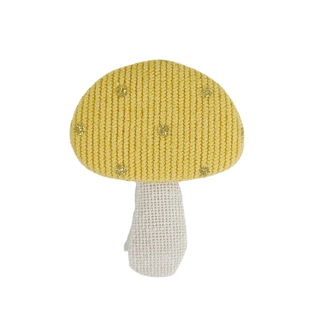 15PCS Plush fabric art cute little fresh mushroom accessories DIY hair accessories bags clothing shoes socks hats decorative acc