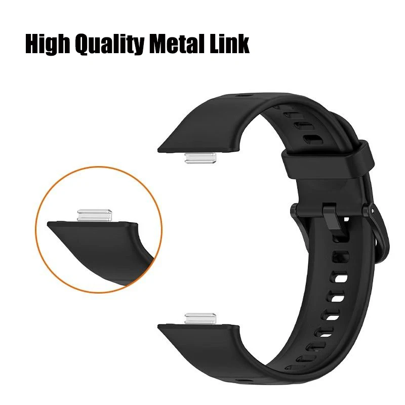 Ремешок силиконовый для смарт-часов Huawei Watch Fit 3, сменный Браслет для Huawei Watch Fit 3, спортивный браслет