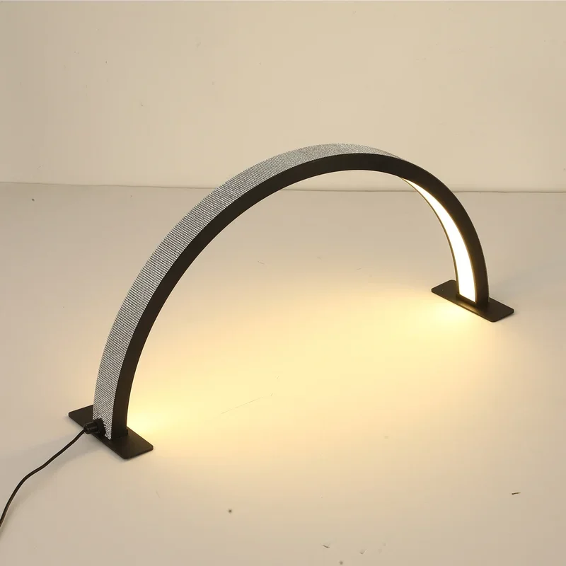 2023 New Stepless Adjustment Crescent-shaped Led Lamp For Beauty Ring Light, Can Be Customized Trademark UV Nail Lamp