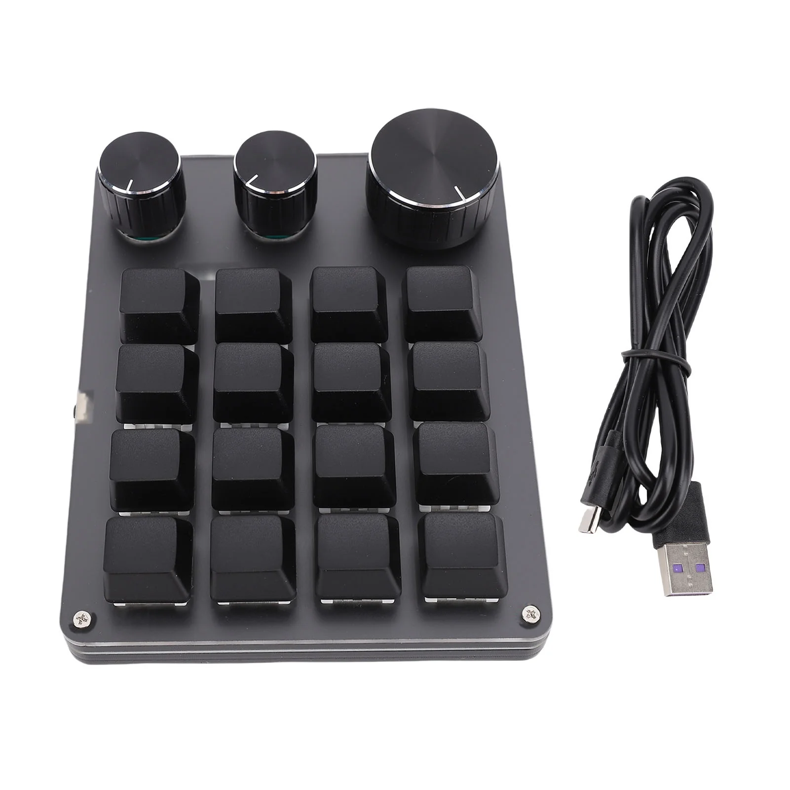 Custom Keypad Macro Pad Programmable 16 Key Wired Small Mechanical Gaming Keyboard for Copying Pasting PS Graphics
