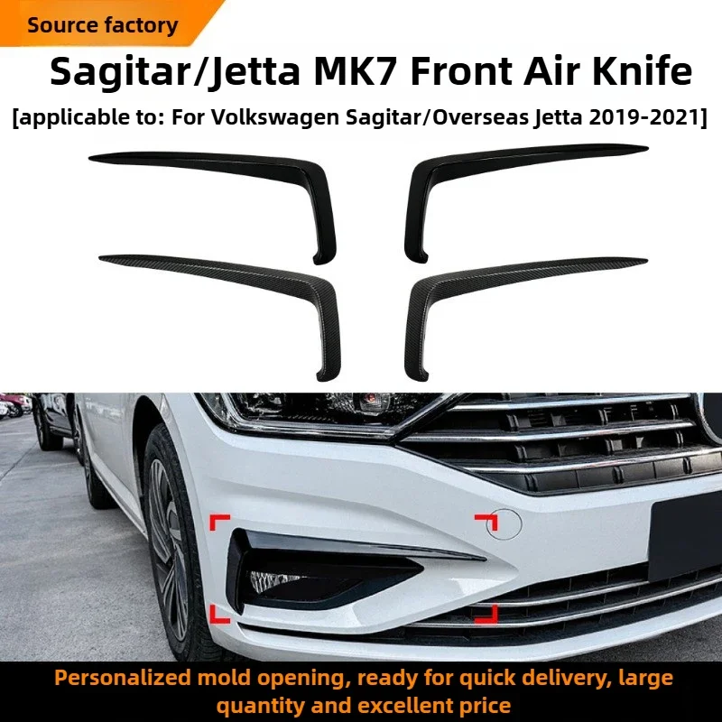 

For Volkswagen Sagitar/Jetta MK7 2019-2021 Front Wind Blade Car Sticker Exterior Modification Accessories Interior Stickers