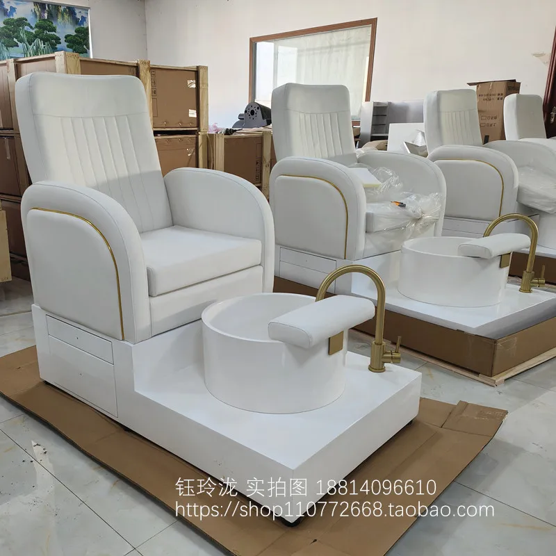 Detailing Pink Pedicure Chairs For Nails Salon Luxury Speciality Pedicure Chair Physiotherapy Sillon De Pedicura Furniture ZT50