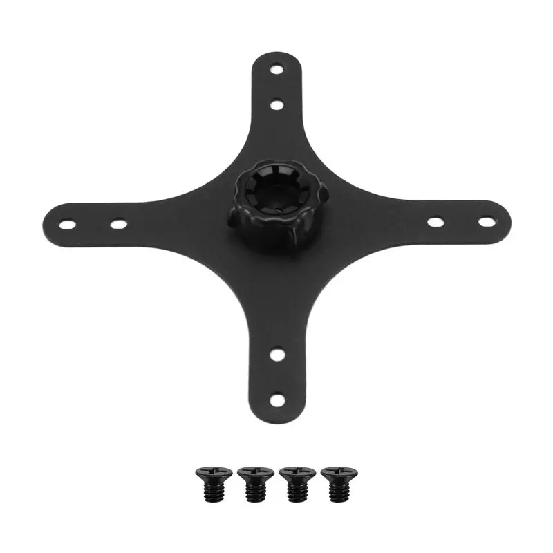 

ASMA-Universal Portable Monitor VESA Mounting Bracket Plate 17.3Mm Ball Head Adaptable To 100X100mm Or 75X75mm Wall Mount Mo