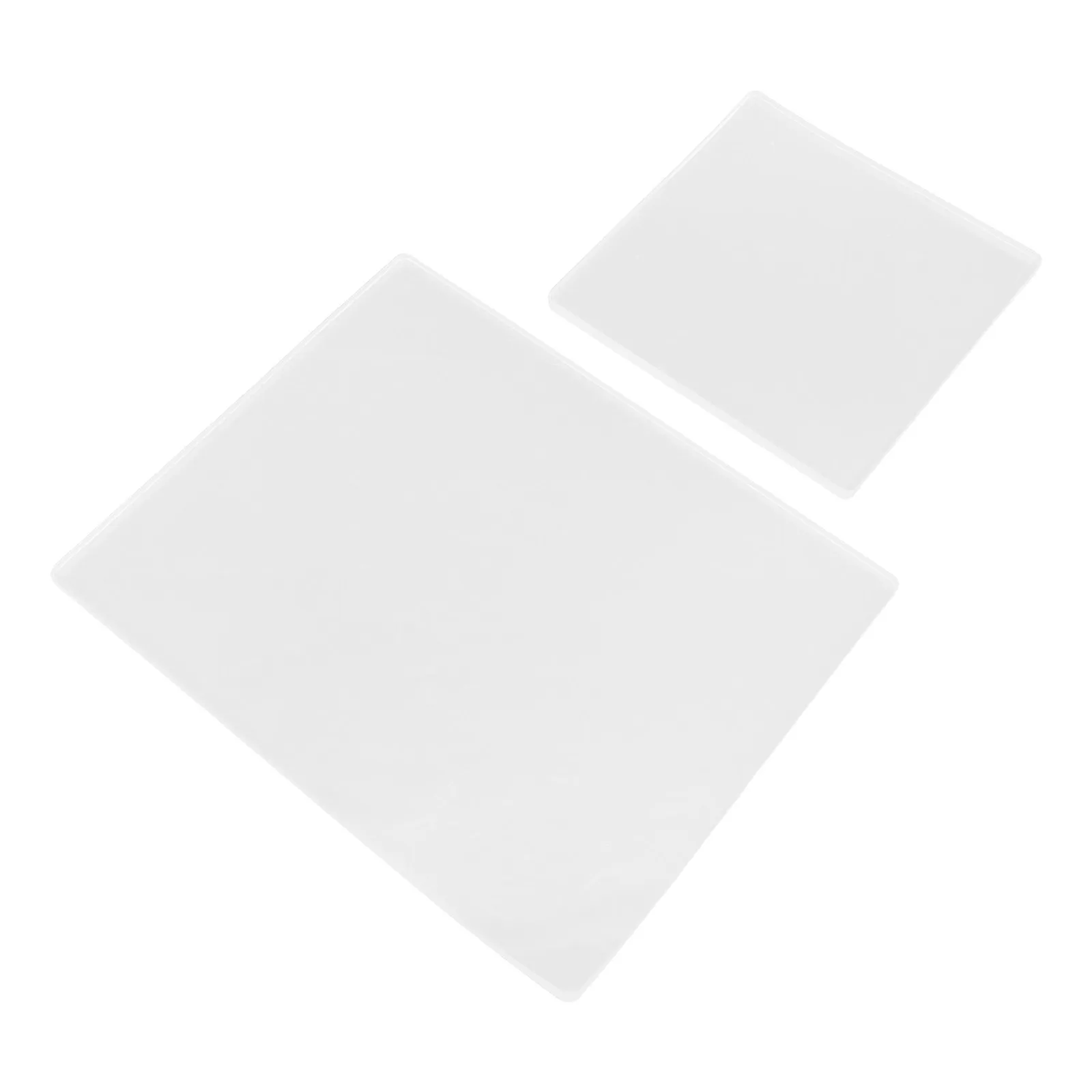 2Pcs Transparent Gel Printing Plates Reusable Printmaking Board DIY Craft Supplies Art Card Scrapbooking Journaling