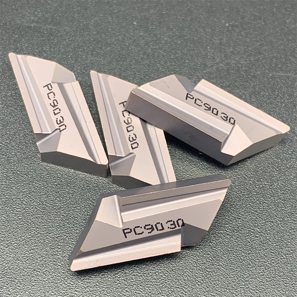 Imagem -03 - High Quality Turning Blade Knux160405r11 Pc9030 Tungsten Carbide Insert Knux160405r
