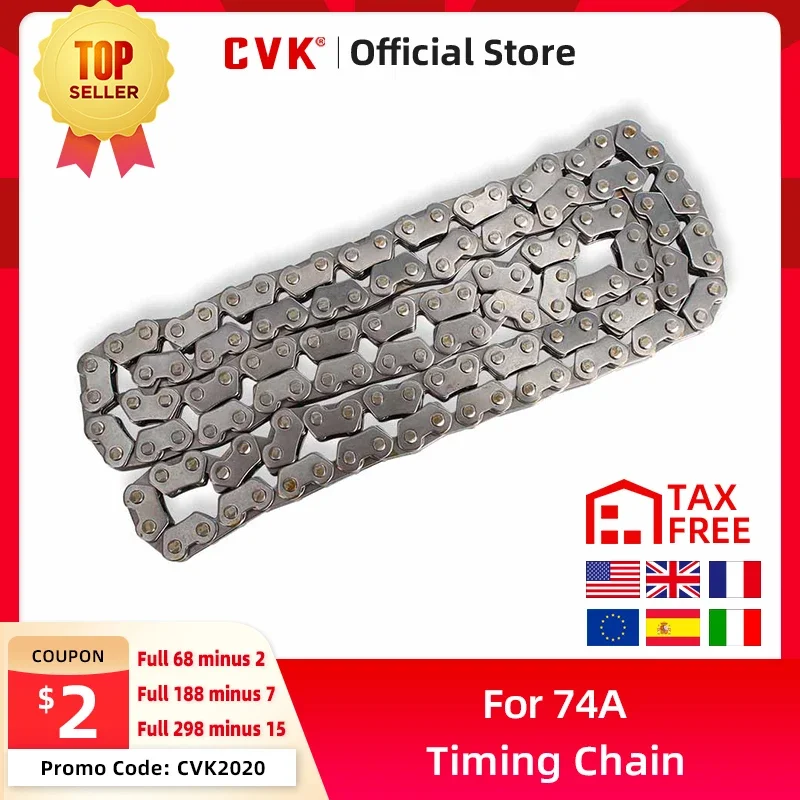 CVK Motorcycle Accessories Parts Camshaft Timing Chain 74A