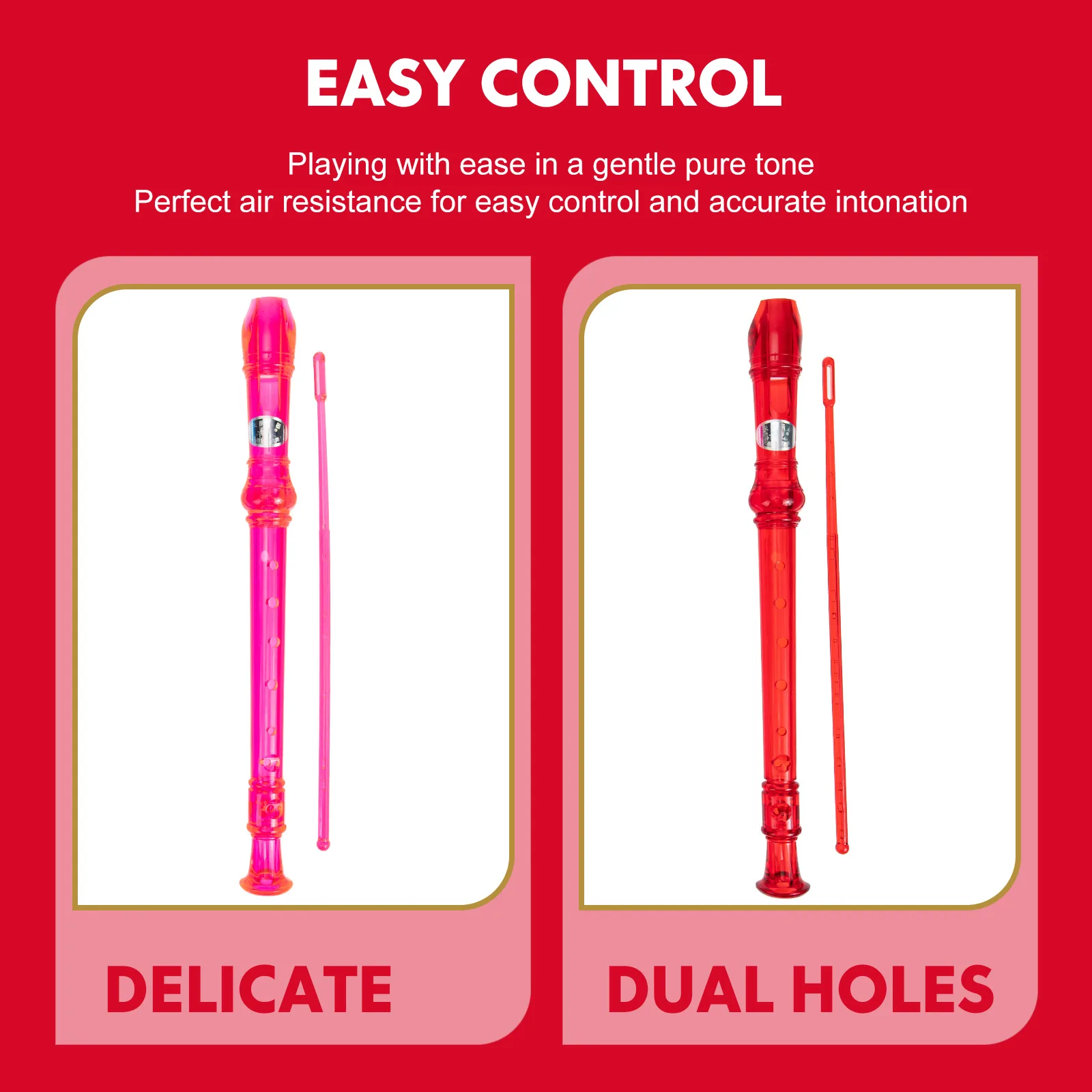 

4 Sets 8 Hole Clarinet Adults Practice Wind Instrument Children 8-hole Beginner Rein for