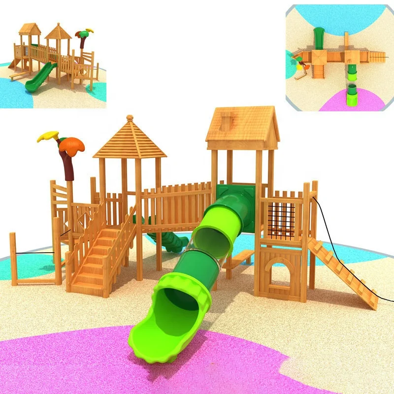 Outdoor   Slide Combo Toy Kindergarten Play Equipment Children's Play Facility Climbing Frame Manufacturer
