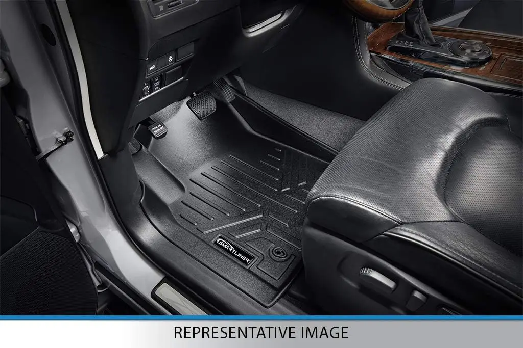 Van Floor Protection, High-Quality Material, Black, Custom Fit for First Row