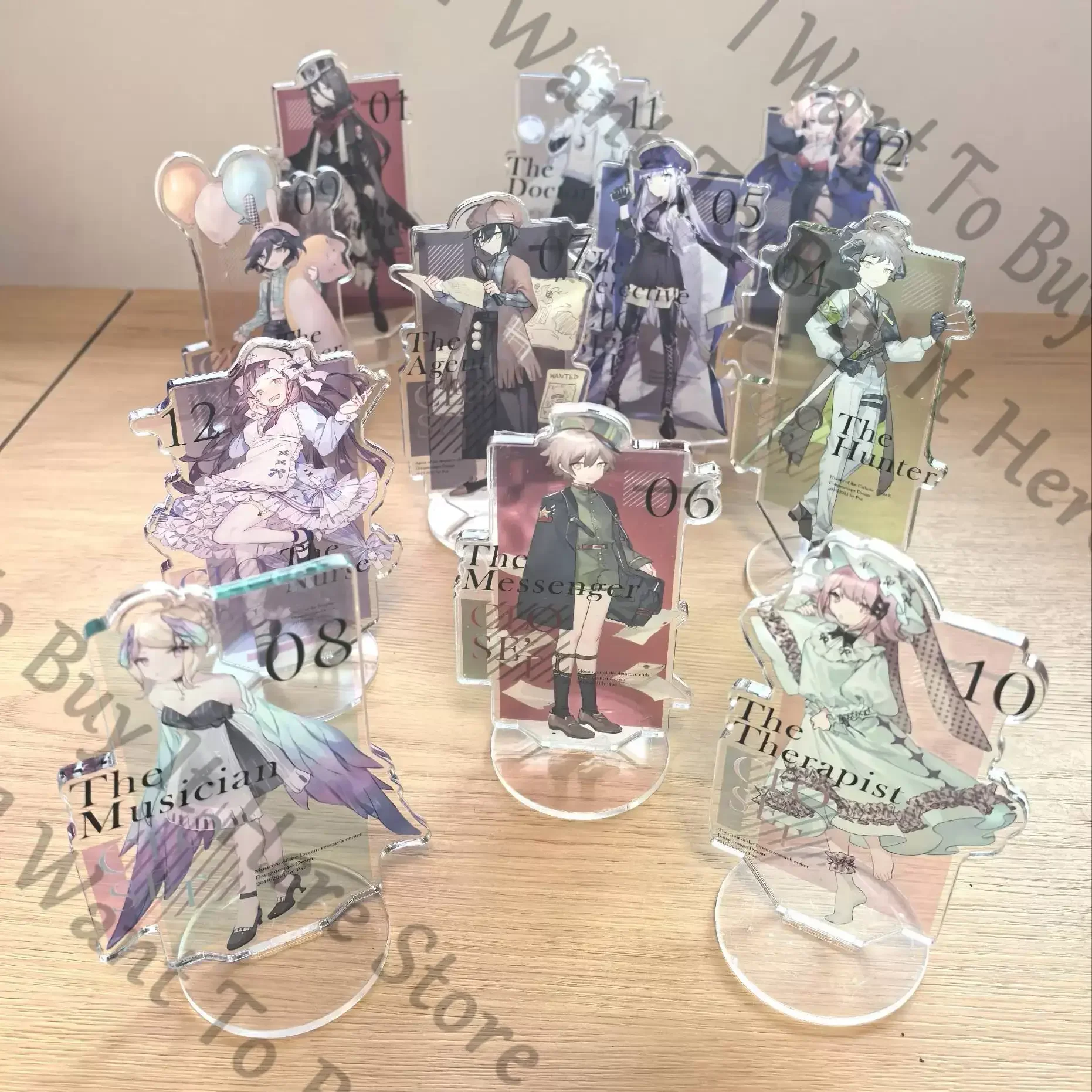Danganronpa Hinata Hajime Mikan Tsumiki Naegi Makoto Kaede Akamatsu Cosplay Anime Acrylic Standing Sign Stand Figure Accessories