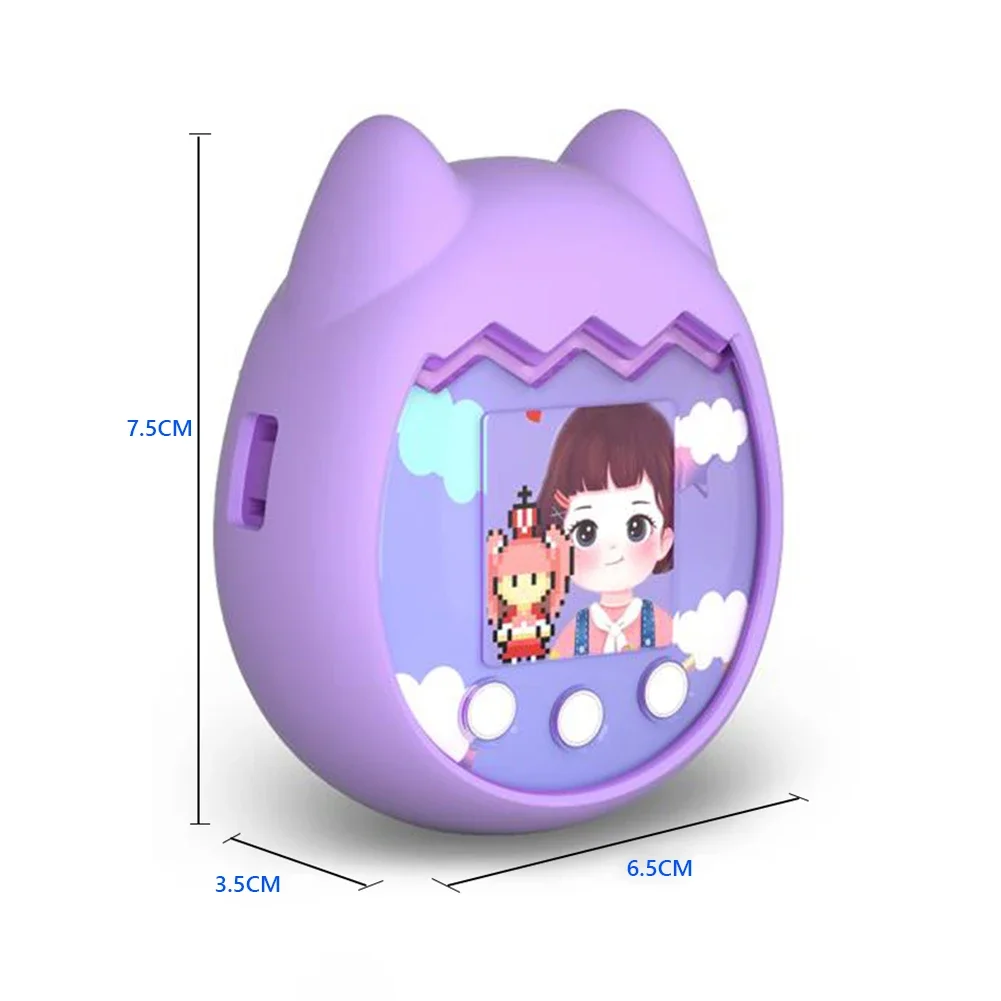 Tamagotchi Kleurenscherm Case Siliconen etui voor Tamagotchi Pix Virtual Pet Case Digitale elektronische huisdieren Cover Waterdicht