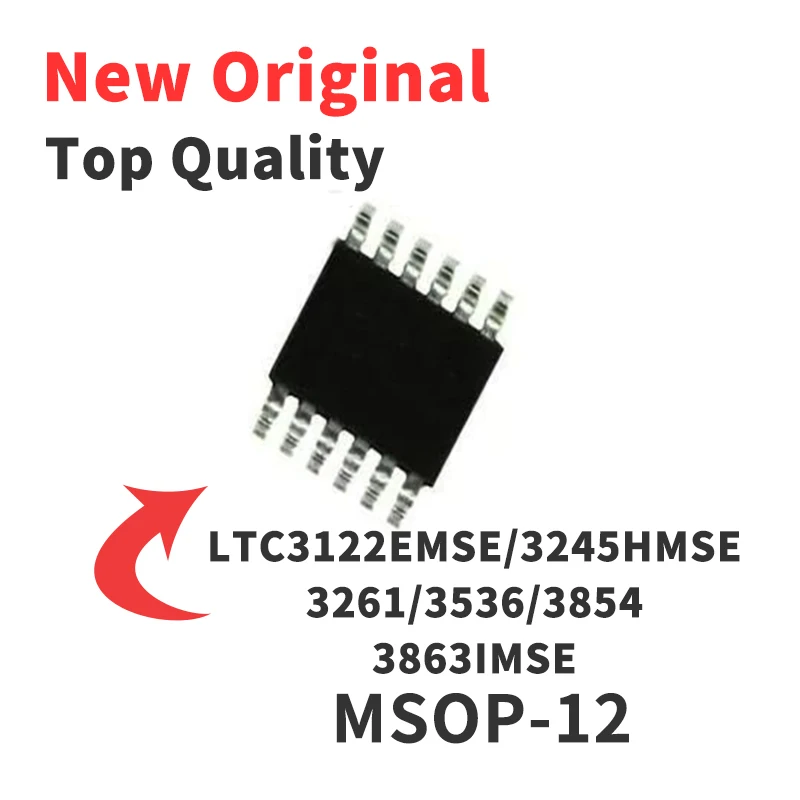 1 Piece LTC3854EMSE LTC3536EMSE LTC3261EMSE LTC3245EMSE LTC3122EMSE LTC3863EMSE MSOP-12 Chip IC New Original