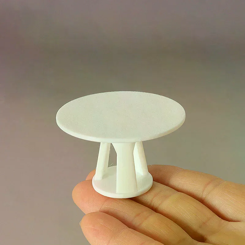 1/12 Dollhouse Miniature Simulation Round Table Stool Set Model Funiture Accessories For Doll House Decor Kids Pretend Play Toys