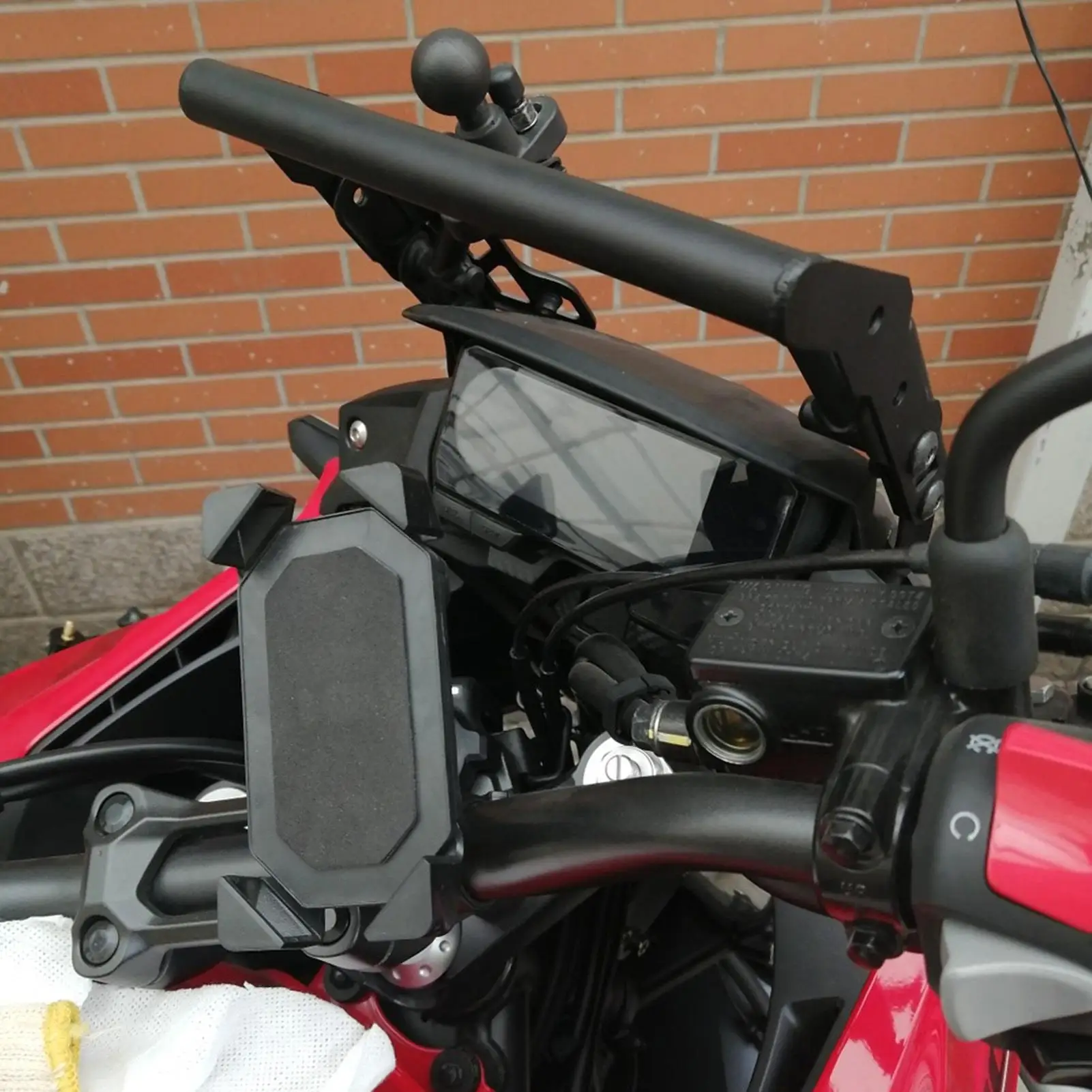 Processamento térmico para suporte de telefone para motocicleta - Suporte durável para celular para bicicletas