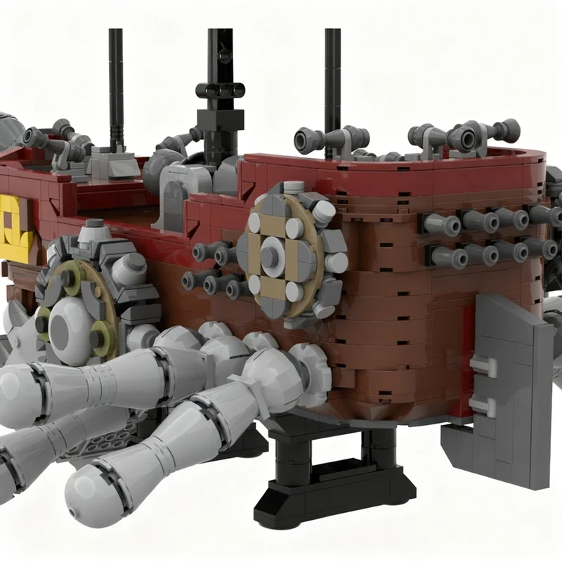 2483pcs MOC Pirate Ship Heartless Kingdom Hearts II Adventure Model Building Blocks Advanced Build Pack Premium Craft Toy Gift - view 6