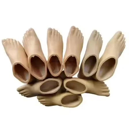 القدم الاصطناعية مقاوم للماء الطبية أجزاء الأطراف السفلية الاصطناعية غطاء للقدم الاصطناعي مخصص غطاء للقدم من ألياف الكربون