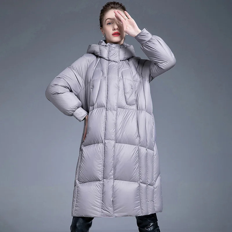 Luxus Marke Hohe Qualität Weiße Ente Unten Puffer Jacke frauen Winter Warme Daunen Jacke Mit Kapuze Dicke Winddicht Schnee Jacke trend