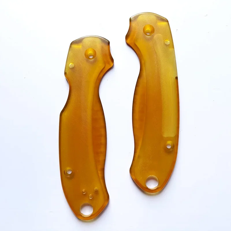 1 paar Nach Maß PEI Klappmesser Griff Waagen Patches für Original Para3 C223 Messer Patch Material DIY Zubehör