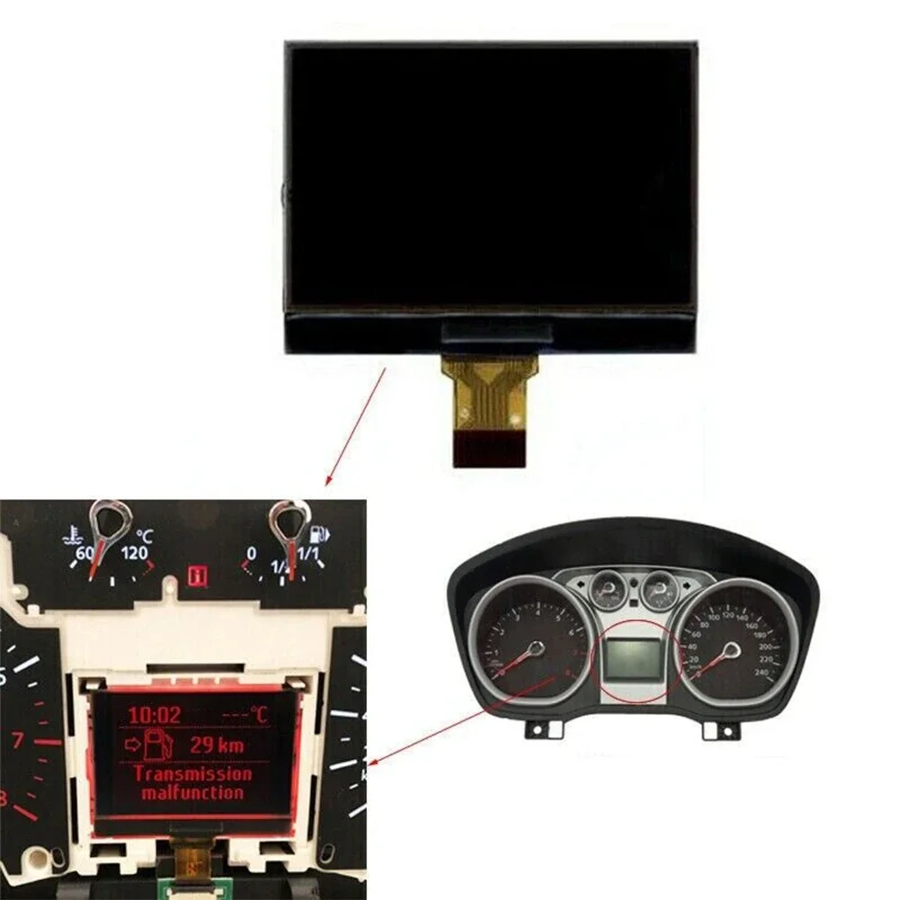 1pc LCD Display Display For Ford Focus 2008-2011 For C-Max 2007-2010 Galaxy Kuga Dashboard Instrument Cluster Missing Repairing