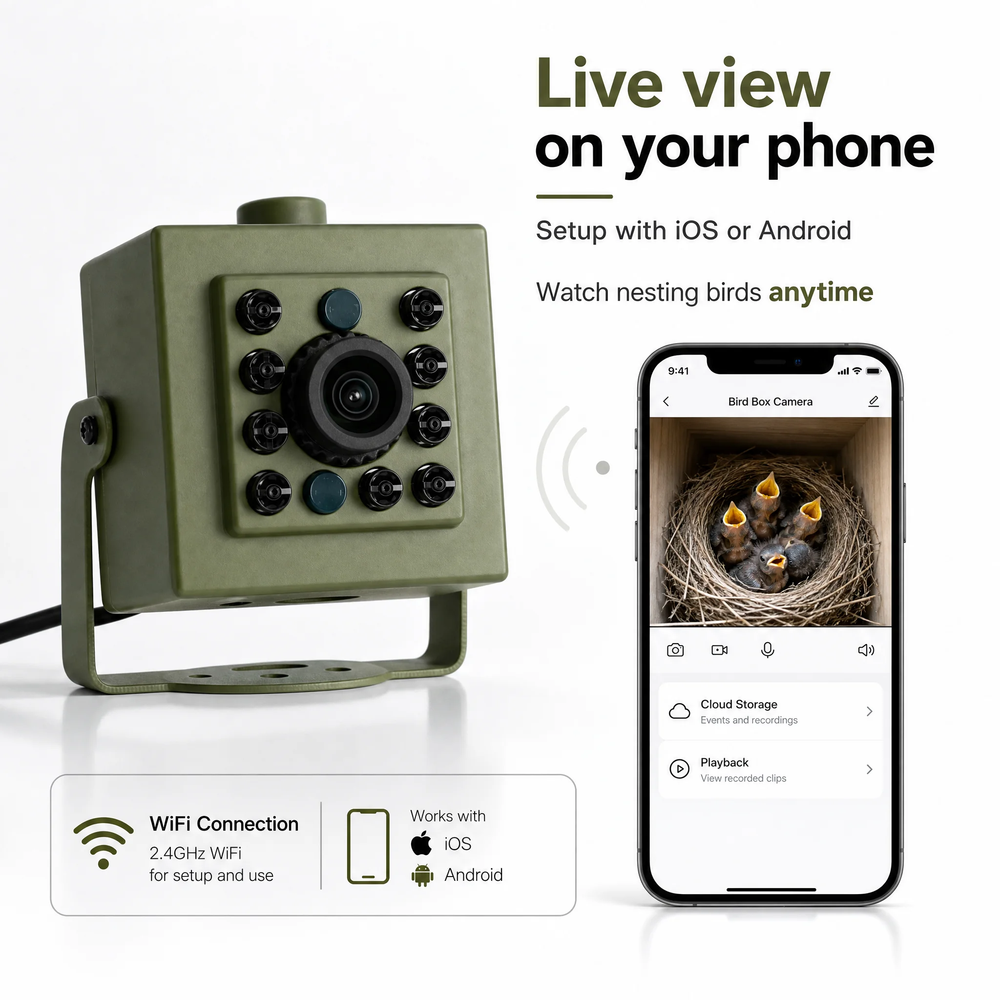 4MP Tuya Smart Life WiFi HD Ca - Smart Bird Feeder Camera ulasan dan harga