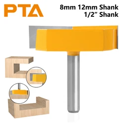 8MM 12MM 12.7MM Shank Cleaning Bottom Router Bits for Woodworking Milling Cutters for Wood Face Mill End Mill