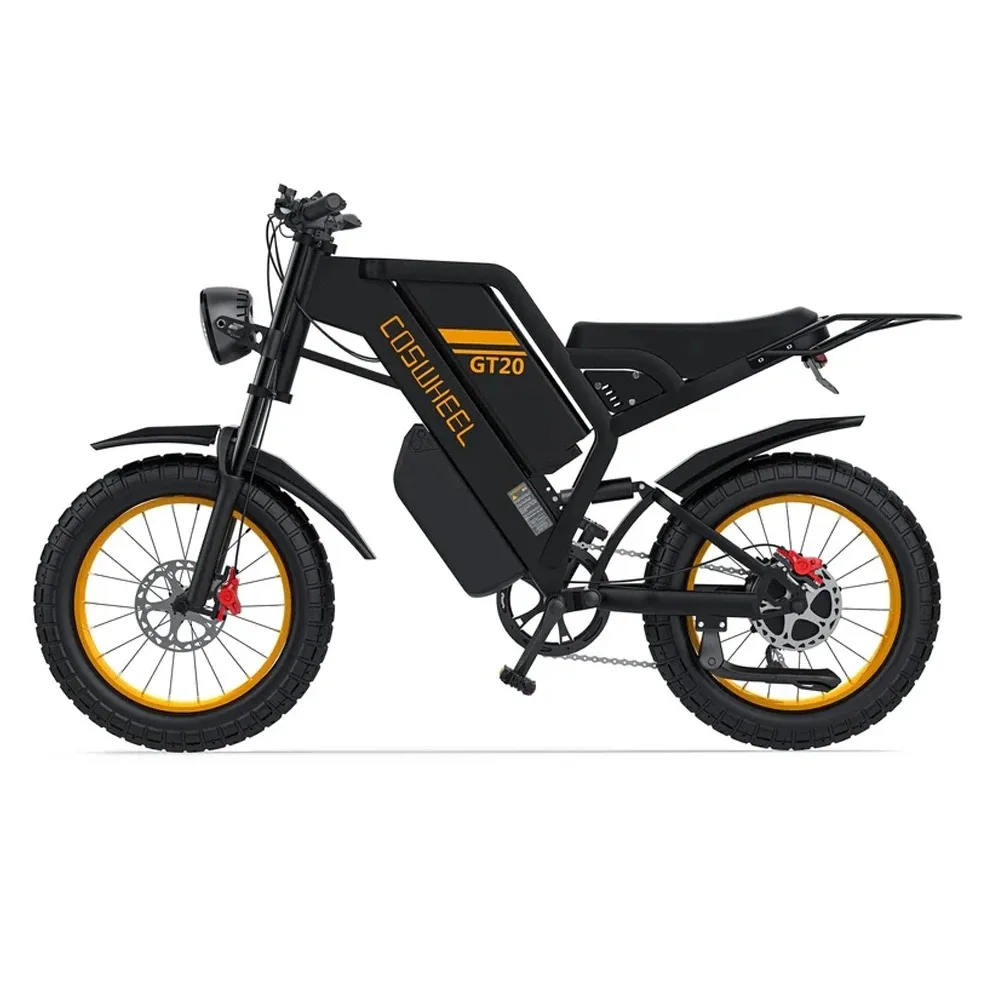 

COSWHEEL GT20 Max Electric bike for Adults 2000W Electric Motorcycle dirt bike 60V 40AH Removable Battery Off road Mountain bike