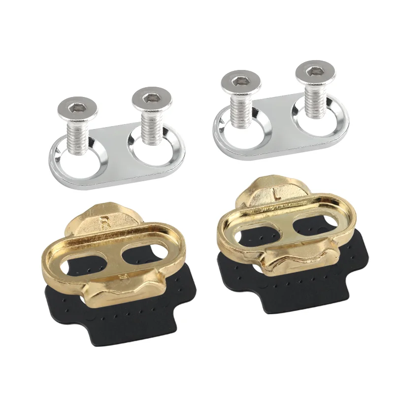 Bicycle Pedal Cleats Adapter Converter Clipless Eggbeater Mallet Mountain Bike Locking Pedal Metal Crank Cleats Screw Set