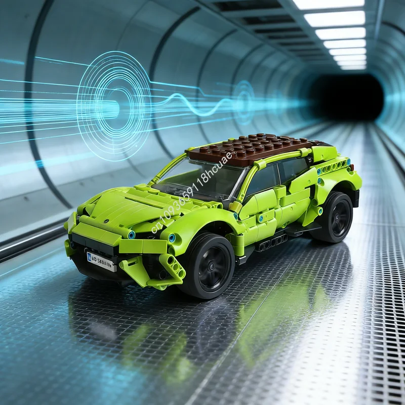 

763 детали MOC Lamborghini Urus, техническая модель, конструктор, архитектурный набор, рождественский подарок, креативная игрушка, развивающая идея для детей