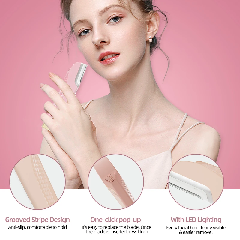 

2025 Eyebrow Razor Set Multipurpose Face Razors For Women Dermaplaning Tool Easy to Use Cutter Shaver Blades Makeup Skin Machine