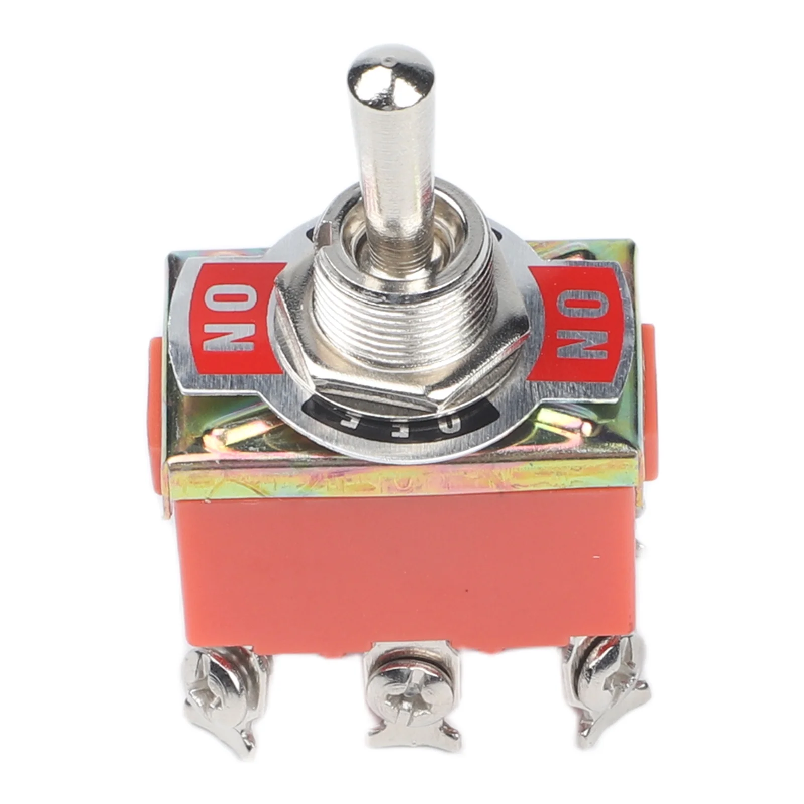 6 Pin Rocker Switch E-TEN1322 15A 250V SPST 3 Position On Off With Copper Plated Silver Pins for Stable Conductivity