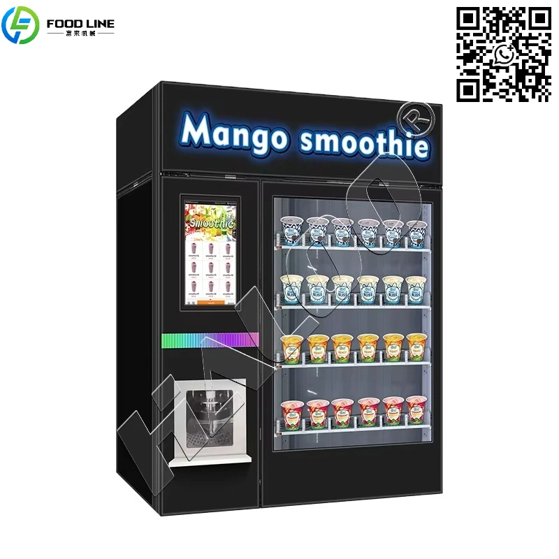 Customized Factory Fancy Wholesale Ice Cream Large Fully Automatic Vending Machine Smoothie Vending Machine Manufacturers  Robot