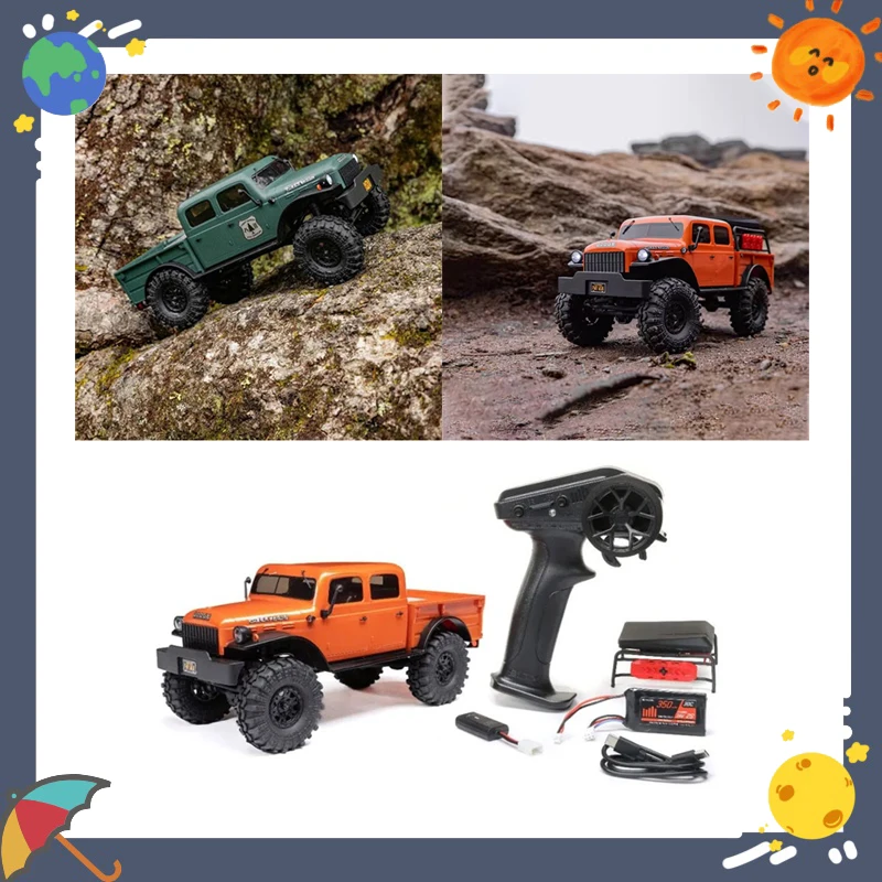 

Axial Scx24 1/24 Hard Shell с дистанционным управлением, электрический альпинистский автомобиль в стиле ретро Dodge Pickup Truck RTR, внедорожник, игрушка для мальчиков