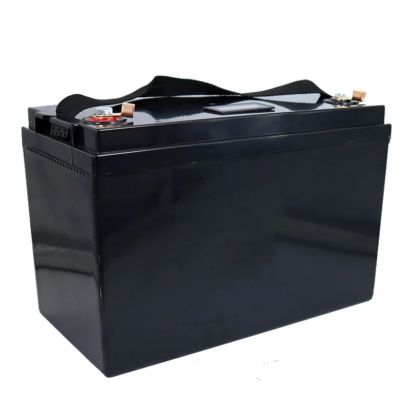 12V150Ah LiFePO4 Battery 4S LCD Built-in BMS can be DIY 24V 48V150Ah for Solar Power System RV Household Trolley Motor Duty Free